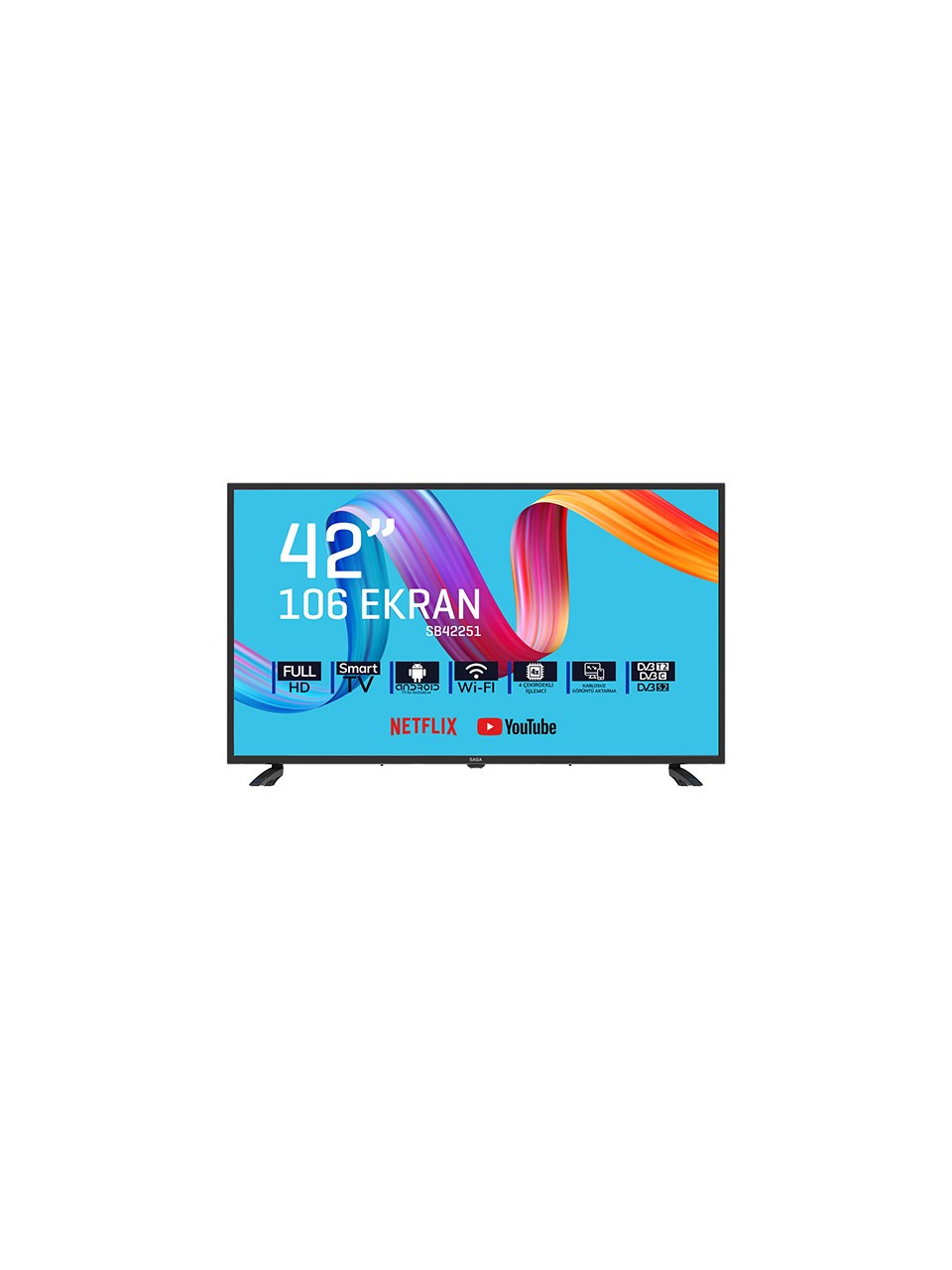 Saba 42SB6000F Full HD 42" 106 Ekran Uydu Alıcılı Android Smart LED TV