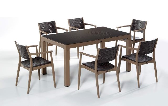 Novussi Seginus 90x150 Table & 6 Chairs  