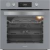SİLVERLİNE BO65P4S01 BUHAR DESTEKLİ + AİRFRYER &Ouml;ZELLİKLİ GRİ CAM ANKASTRE FIRIN