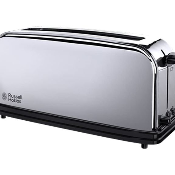 RUSSELL HOBBS 23510-56 Victory Toaster Long Slit Design Retro 1000W - Stainless Steel
